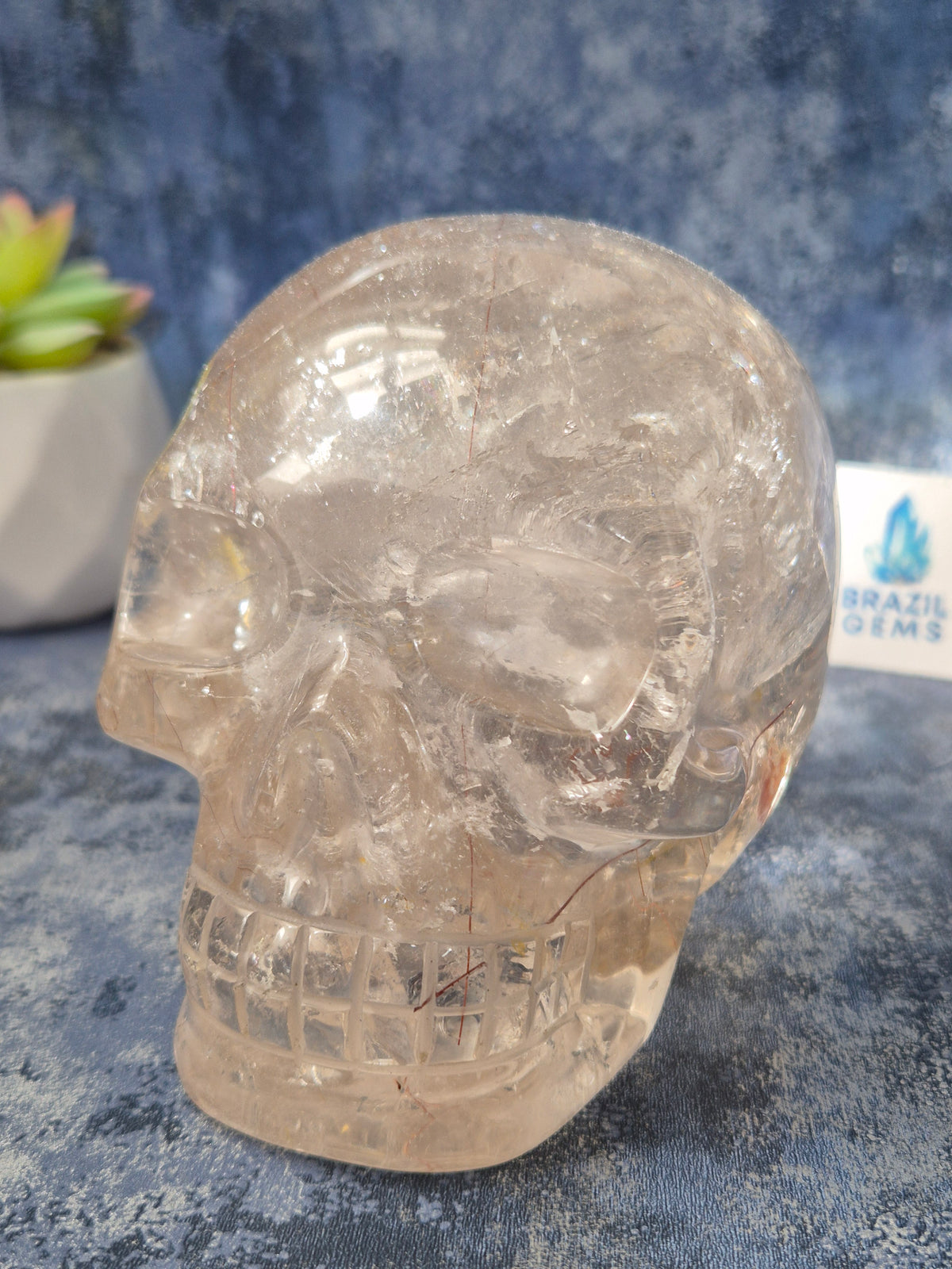 Copper Rutile Skull