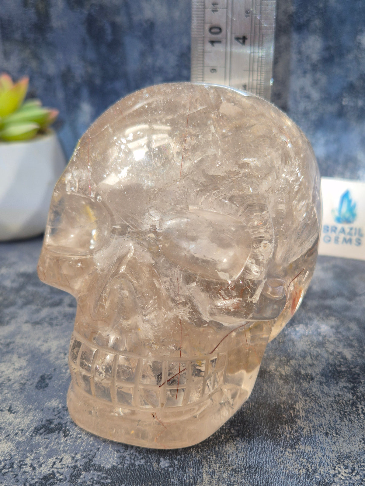 Copper Rutile Skull