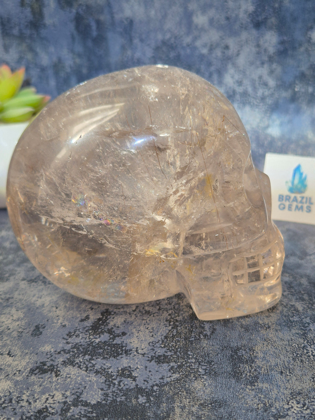 Copper Rutile Skull