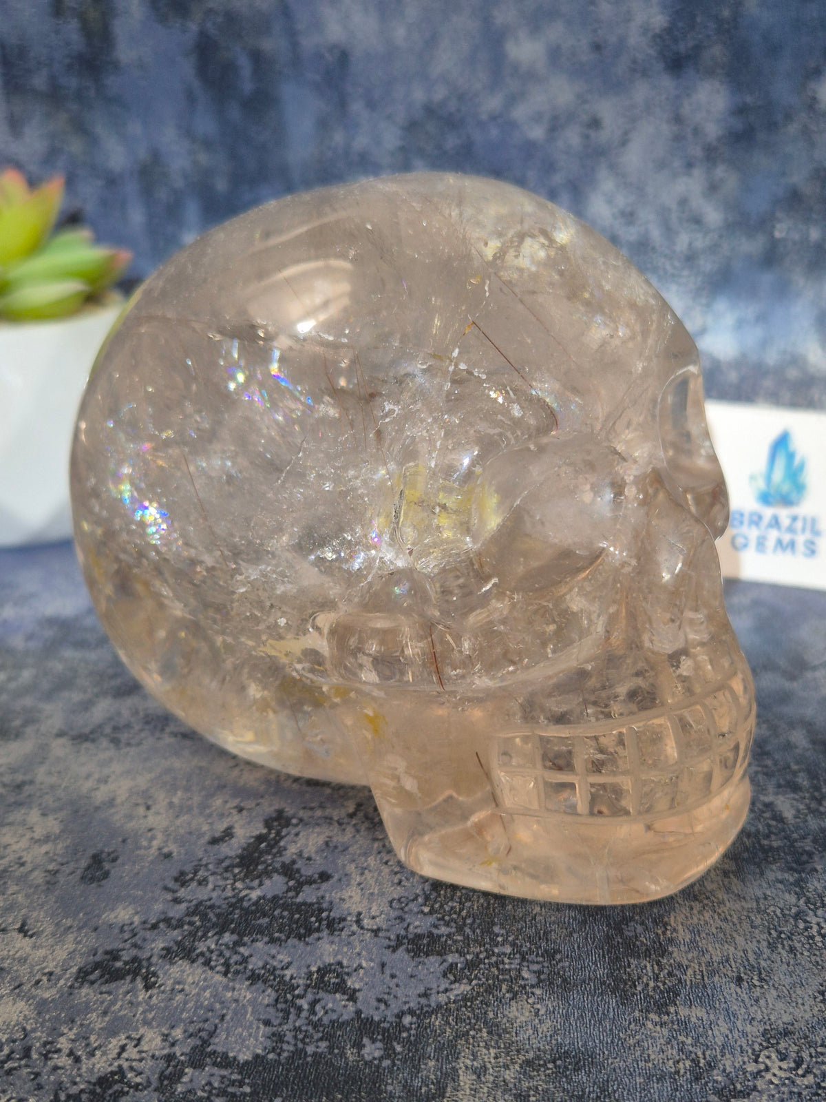 Copper Rutile Skull