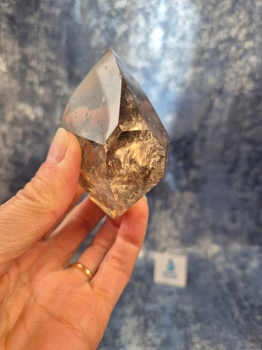 High Quality DT Smoky Quartz with Hematite Inclusions