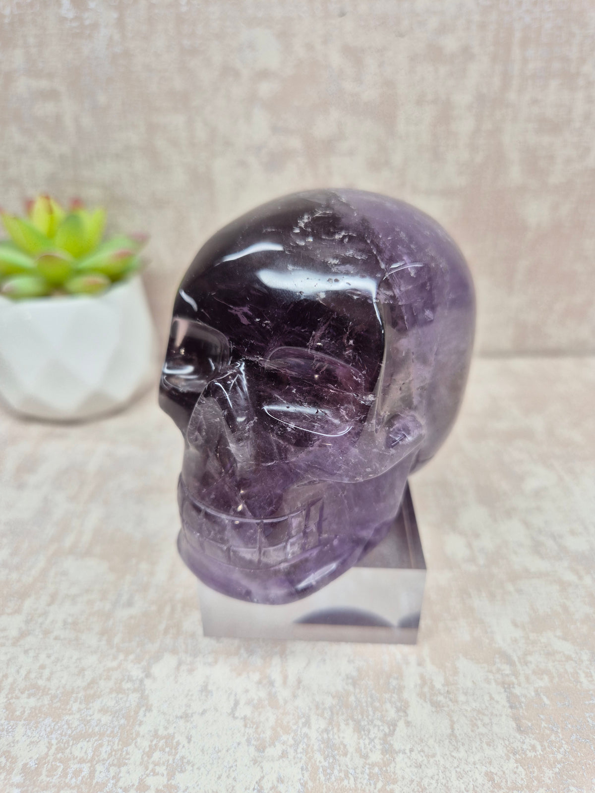 Amethyst Skull