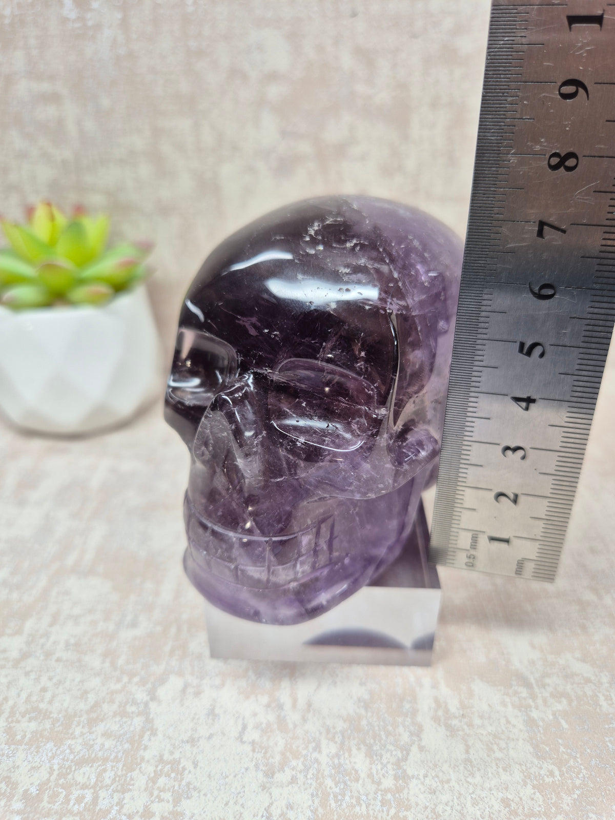 Amethyst Skull