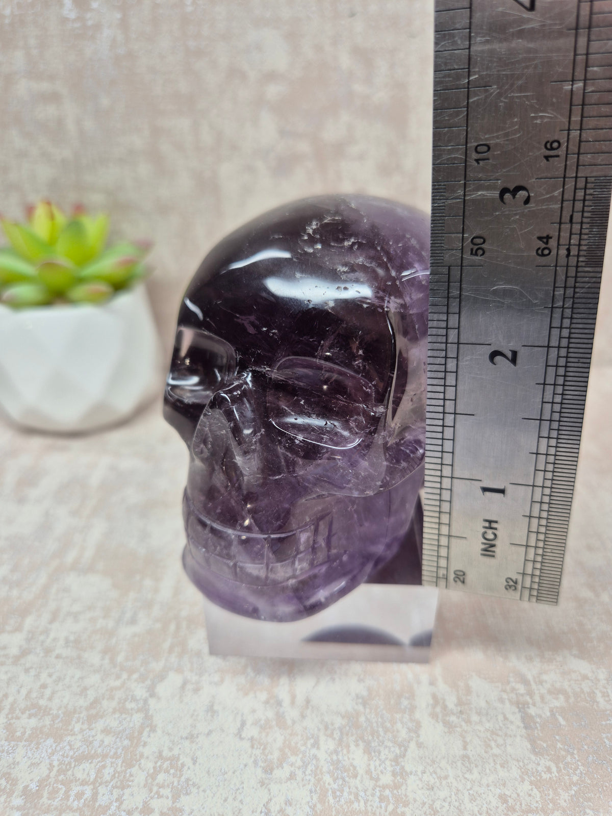 Amethyst Skull
