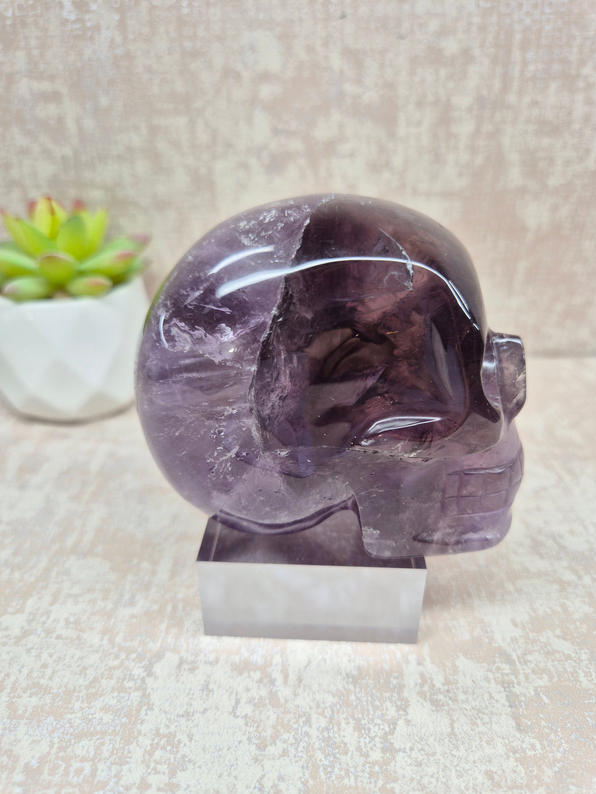 Amethyst Skull