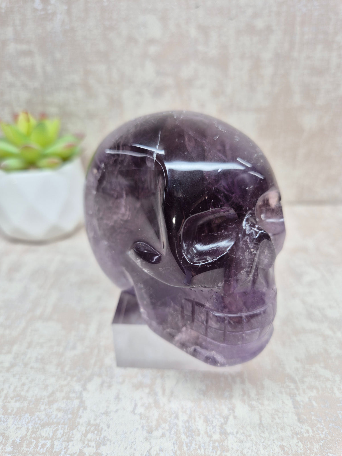 Amethyst Skull