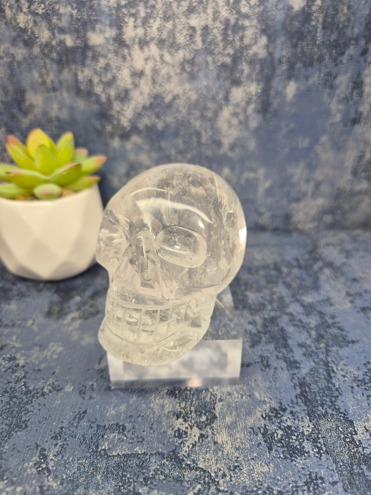 Lemurian Quartz Skull