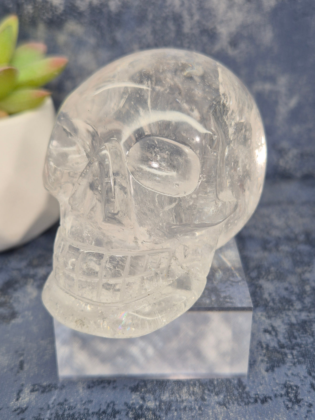 Lemurian Quartz Skull