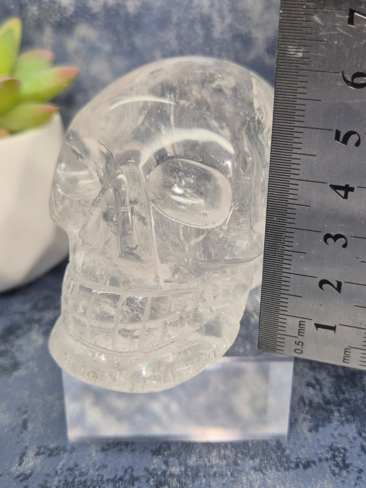 Lemurian Quartz Skull
