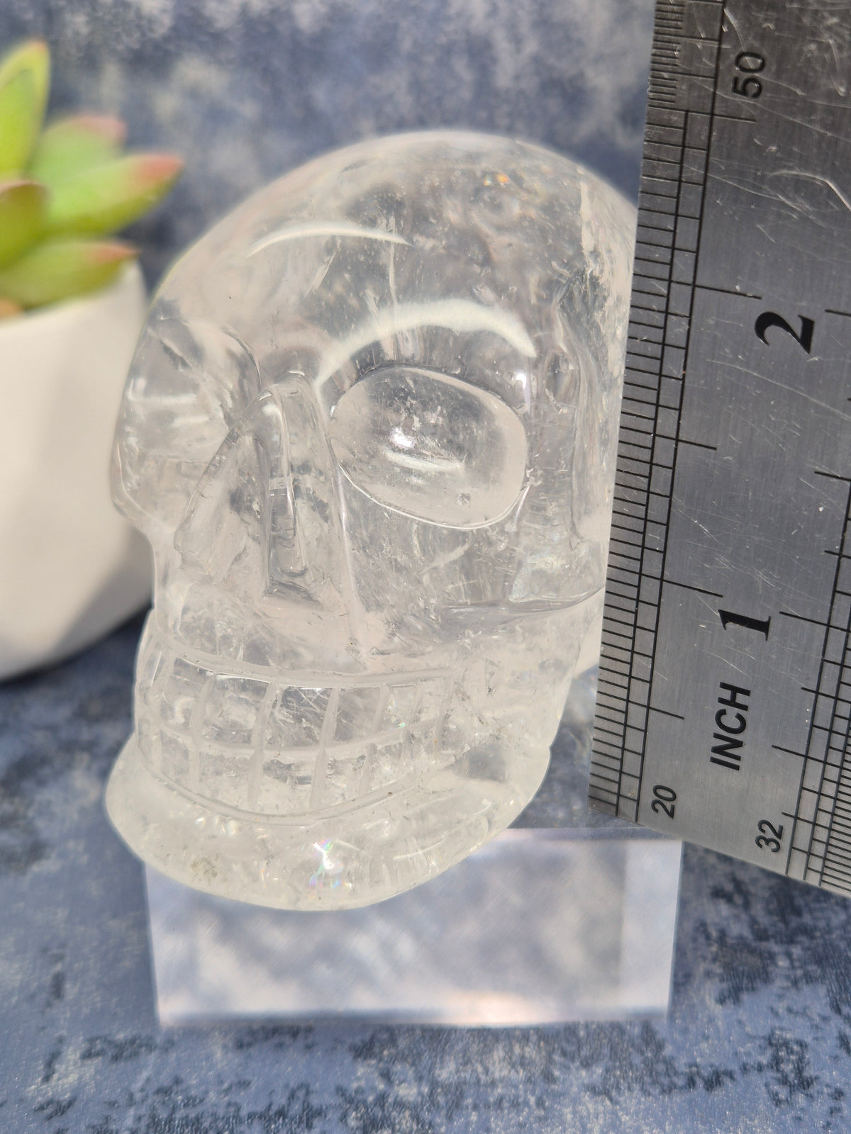 Lemurian Quartz Skull
