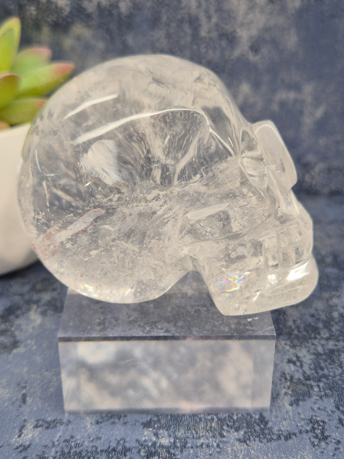 Lemurian Quartz Skull