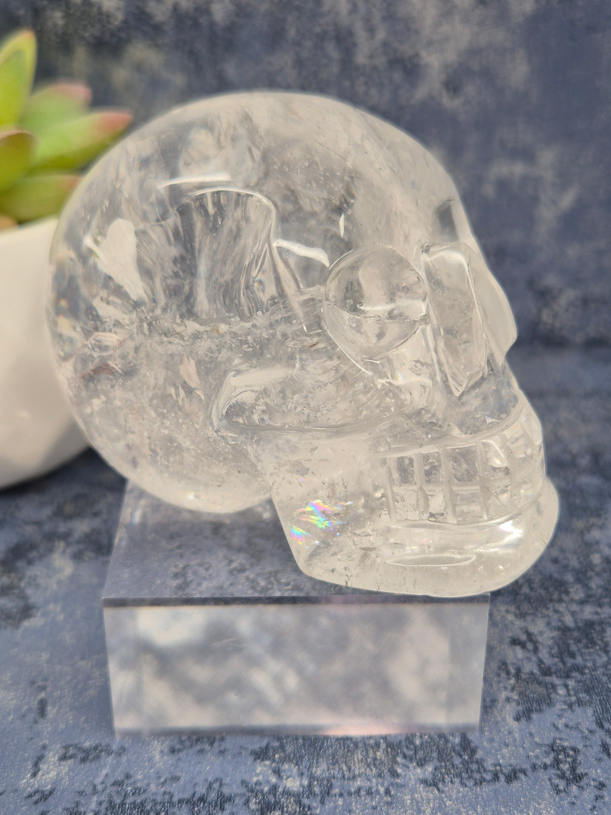 Lemurian Quartz Skull