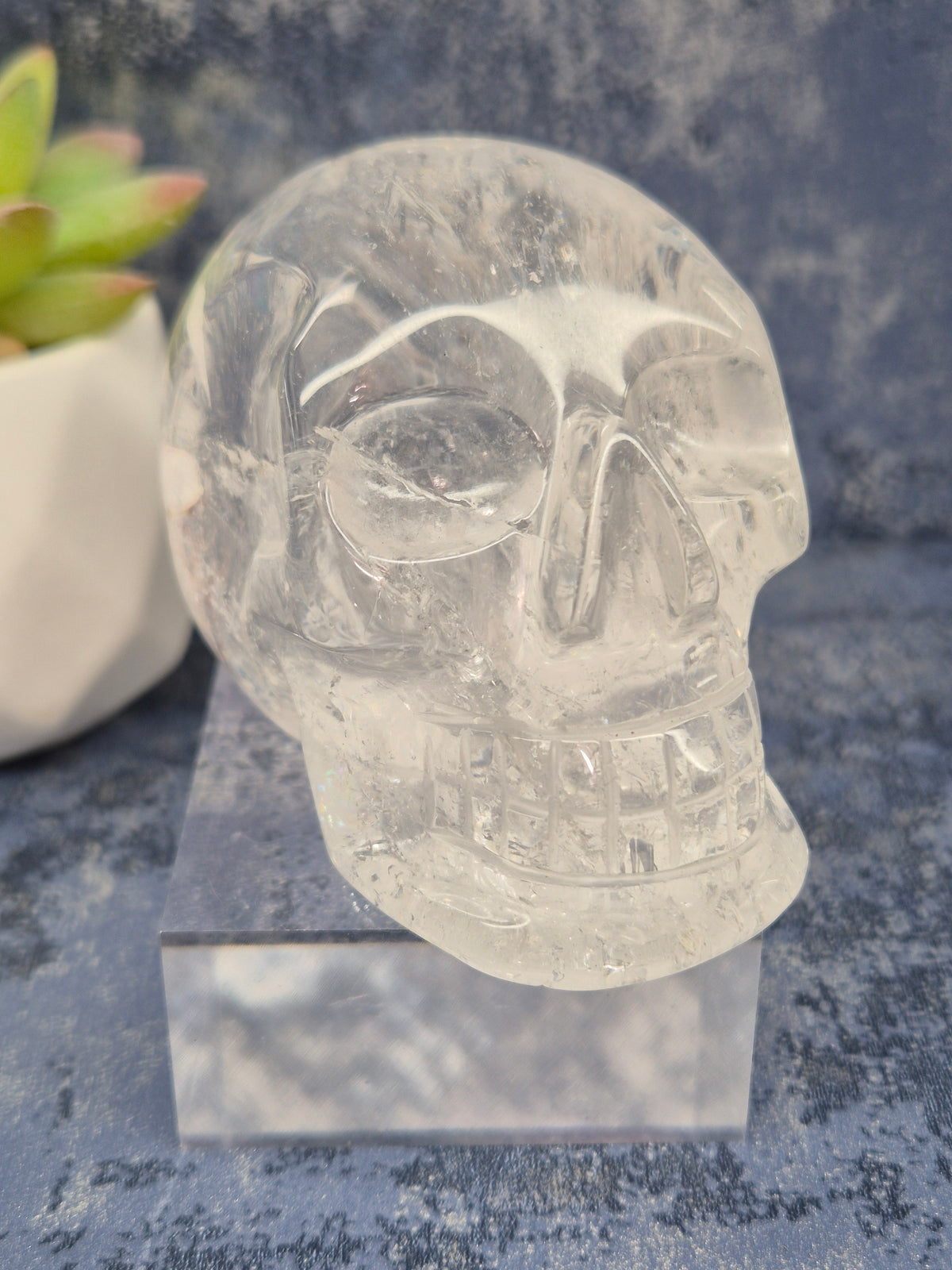 Lemurian Quartz Skull