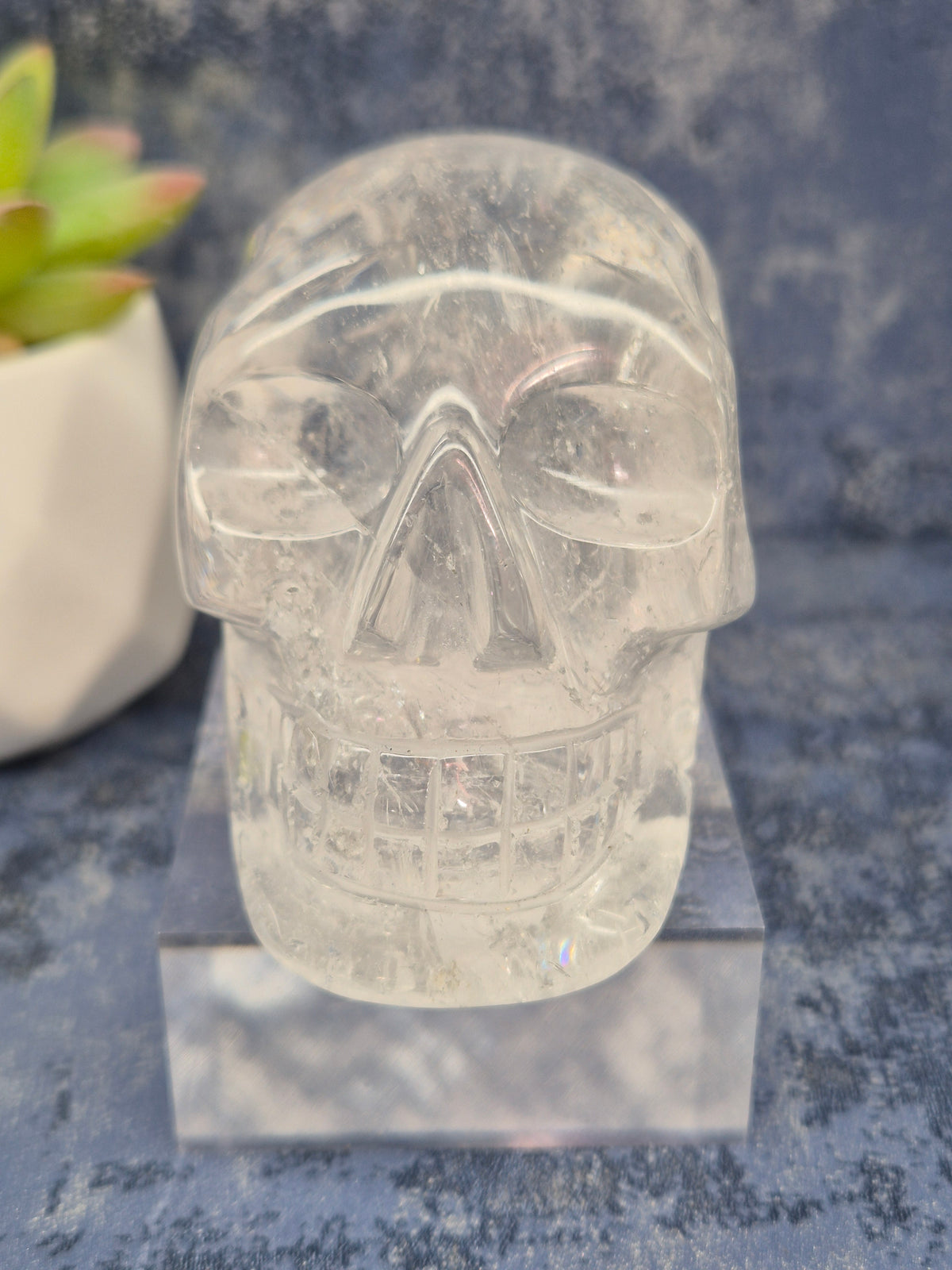 Lemurian Quartz Skull