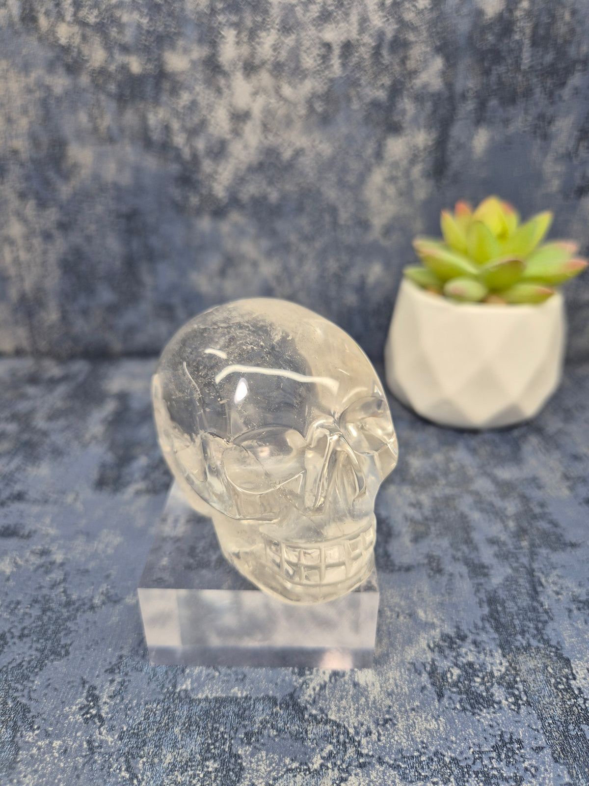 High Grade Clear Quartz Skull