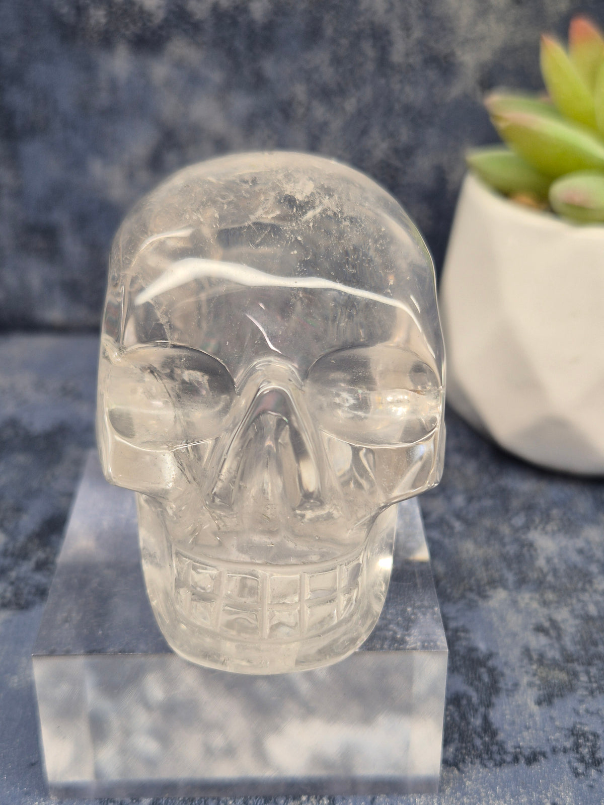 High Grade Clear Quartz Skull